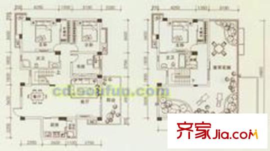 大觀城市花園配套圖A躍