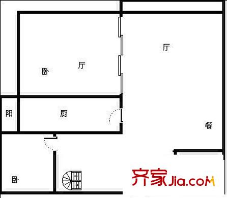 金府路6號(hào)院 5室 戶型圖