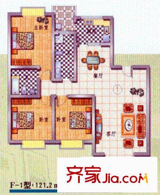 歐城花園 戶型圖