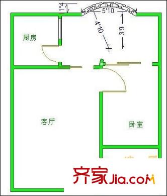 紅南港MITOWN戶型圖戶型圖 1室1廳1衛(wèi)1廚