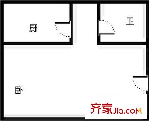 錦宏駿苑戶型圖戶型圖 1室1衛(wèi)1廚