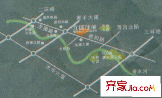 互盛佳苑交通圖區(qū)位圖
