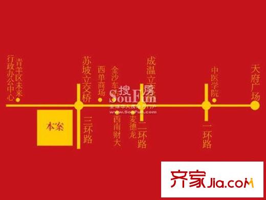 興城融域交通圖