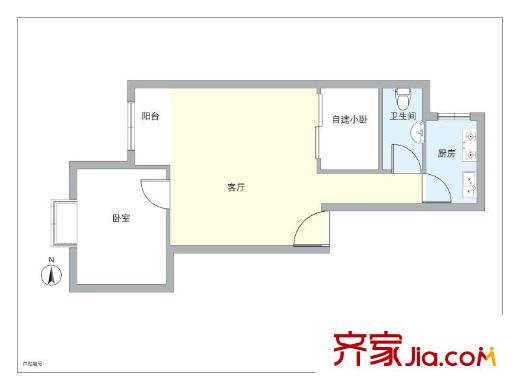 建欣苑三里户型图 户型图