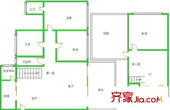 春熙苑 4室 户型图