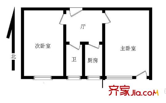 中国银行宿舍70平二居