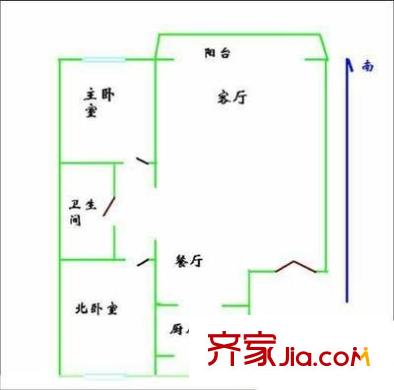 果园西小区户型图