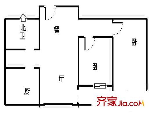 晶彩亦庄 0室 户型图