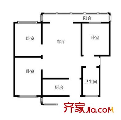 四海公寓 户型图