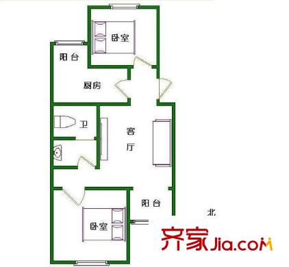 垡头东里 0室 户型图