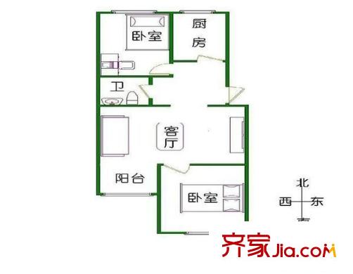 垡头东里 0室 户型图