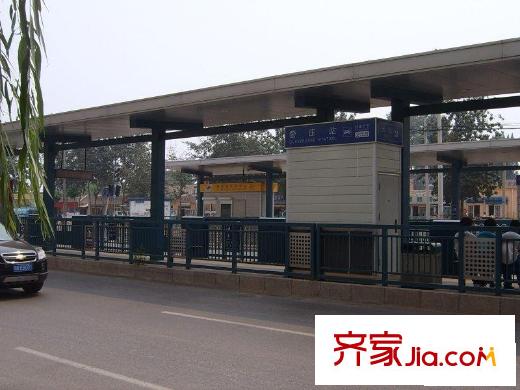 京东丽景苑配套图小区门口车站