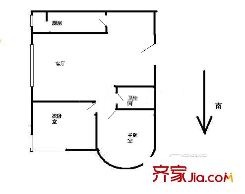 宝石花苑2居西南