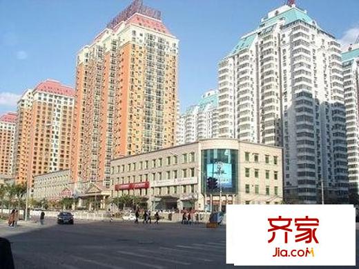 中灿苑外景图街道