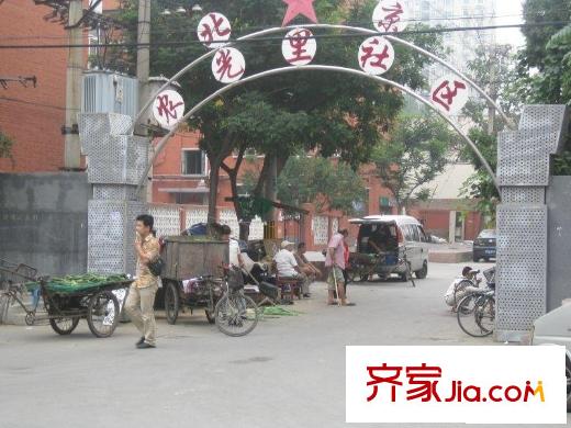 农光里小区配套图大门