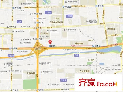 金地名京交通图