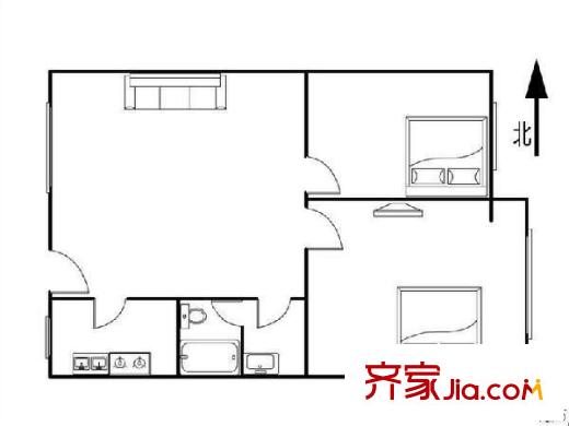 芍药居9号院 0室 户型图