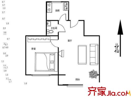 芍药居9号院 0室 户型图