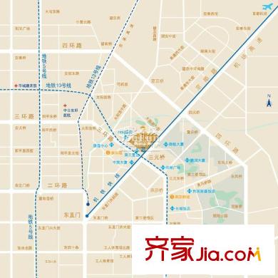 凤凰城三期交通图区位图