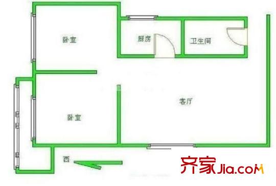 芍药居4号院 0室 户型图