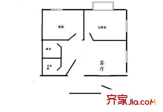 芍药居4号院 0室 户型图