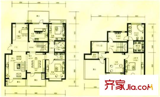 百旺茉莉园 3室 户型图