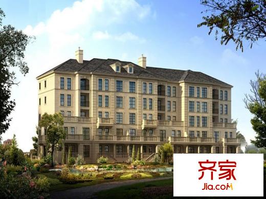 蓝岸丽舍实景图实体楼20130311