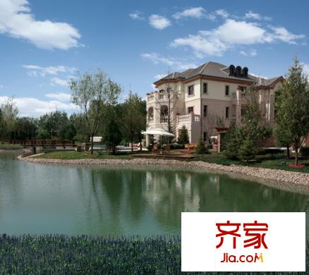 蓝岸丽舍实景图园林2009.7