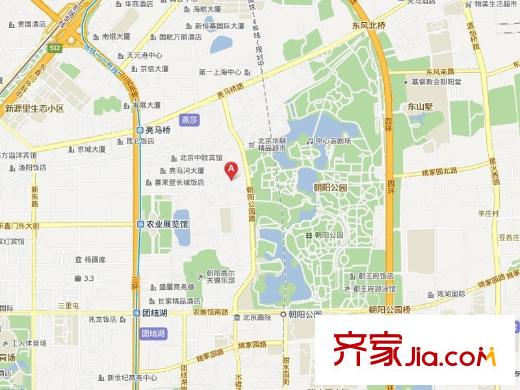 枣营南里交通图