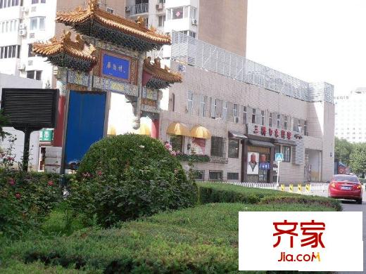 华侨村外景图大门