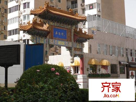 华侨村外景图大门