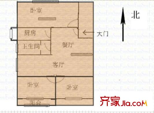 建东苑 户型图