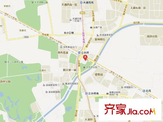 东方郁金香交通图
