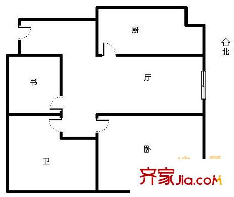 逸盛阁 1室 户型图