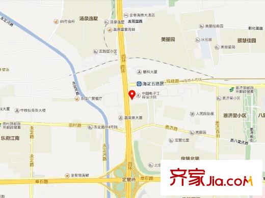 金隅大成玲珑天地交通图