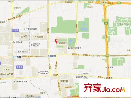 星河湾交通图