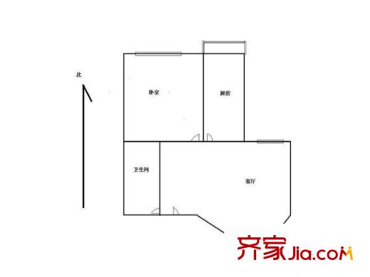 畅柳园 1室 户型图