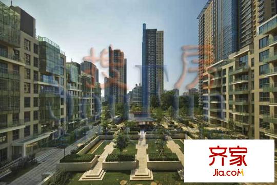 置地公馆外景图中心园林图