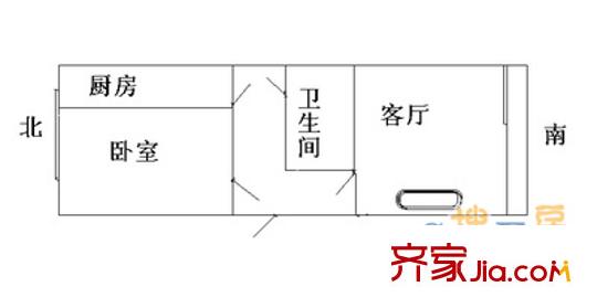 宣兴大厦 2室 户型图