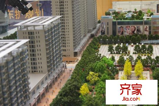 时代帝景实景图沙盘2010.4