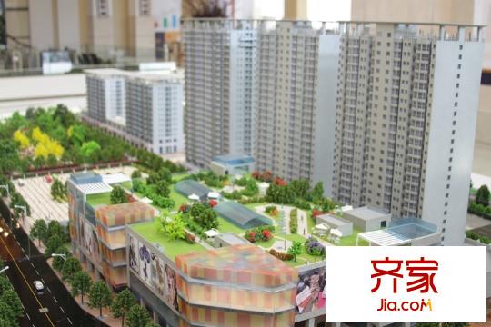 时代帝景实景图区位沙盘实景2010.4