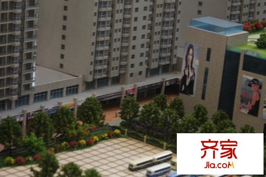 时代帝景实景图区位沙盘实景2010.4