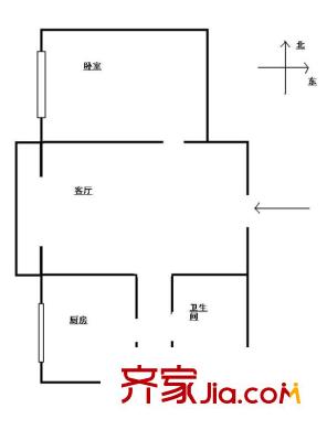 西便门内大街79号院户型图户型图 1室1厅1卫1厨