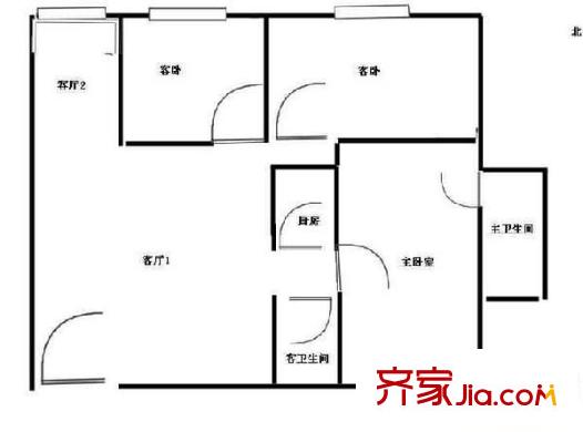鑫德嘉园 户型图