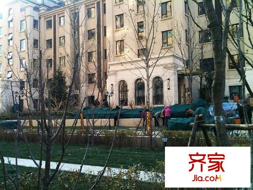 中国铁建花语城外景图小区实景图2012.12