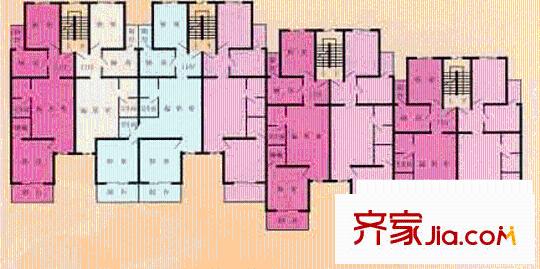 金嘉苑户型图户型图 3室1厅