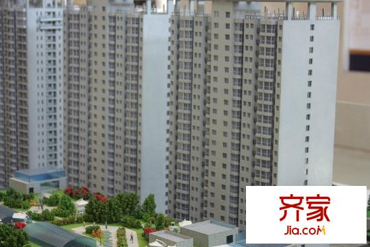 时代帝景实景图区位沙盘实景2010.4