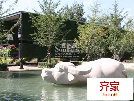 红山世家实景图园林2008-09