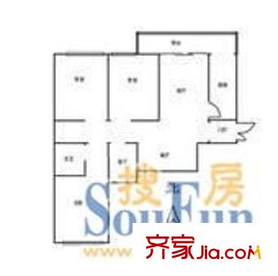 甘露家园 3室 户型图