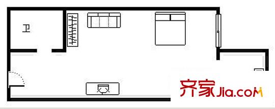甘露家园户型图户型图 1室1卫1厨